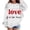 00#White3089, variant on Byoo Sweatshirts Hoodie for Toddler Girl Letter Graphic Crew Neck Long Sleeve Casual Daily Sweatshirt Breathable Top,Grey