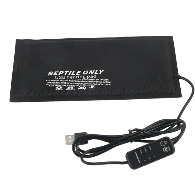 Tapis de Chauffage de Reptile USB Tapis de Chauffage de Reptile sous le Coussin Chauffant de Réservoir avec le Contrôle de la Température de Troisniveaux (Midium)