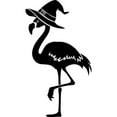thumbnail image 2 of CafePress - Flamingo In Witch Hat - Unique Fabric Shower Curtain 70" x 72", 2 of 3