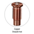 thumbnail image 2 of 5X All-Metal Bi-Metal V6-TCrazy Heatbreak Titanium & Copper 3D Printer Nozzle Bimetal Throat for 1.75mm V6 Hotend Heater,5 * V6-TCrazy Heat Break,as shown, 2 of 8