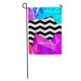 thumbnail image 1 of JSDART Abstract Sequin Border on Chevron Holiday Celebration Pattern for Festive Garden Flag Decorative Flag House Banner 28x40 inch, 1 of 2