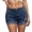 Light Blue, variant on Womens Shorts Casual Ripped Distressed Slim High Waisted Street Womens Bermuda Shorts,Black,XS