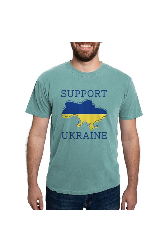 - Support Ukraine Mens Comfort Colorsâ® Shirt - Mens Comfort Colors Shirt