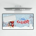 thumbnail image 4 of Hello Winter Golden Retriever Smiling in Red Scarf Hat Welcome Christmas Desk Mat Full Keyboard Mouse Pad Goldens Dog Lover Gifts Idea Large Mousepad - 00017, 4 of 5