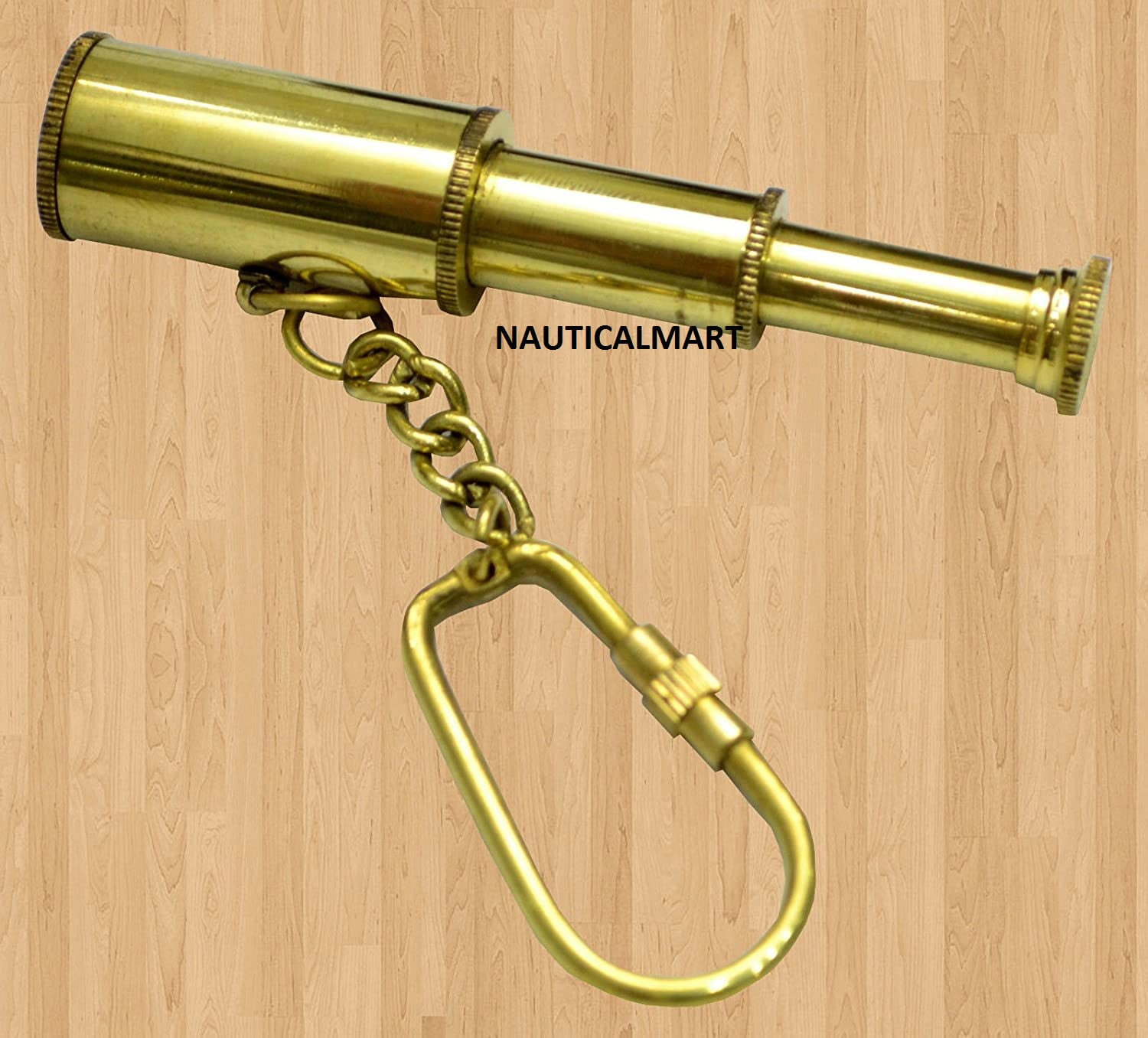 Vintage Style Nautical Brass Key chain Set. 