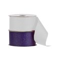 thumbnail image 4 of Offray Ribbon, White 1 1/2 inch Grosgrain Glitter Polyester Ribbon, 9 feet, 4 of 6