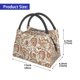 thumbnail image 2 of Easygdp Indian Paisley1 Bolsa de Almuerzo Insulada Reutilizable, Bolsa de Mano y Bandolera para Oficina, Trabajo, Viajes, 2 of 6