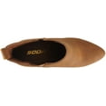 thumbnail image 3 of Soda Women Ankle Boots Slip On Booties V Cut Shaft Pointed Toe ARMORY-S Tan Brown 10, 3 of 5