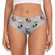 thumbnail image 1 of Balery Skiing penguin Ropa Interior de Algodón para Mujer con Dibujo – Braguitas Cómodas y Elásticas, Estilo Clásico-Medium, 1 of 6