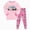 R121-Pink, variant on Little Boys Pajamas Space Rocket Long Sleeve Cotton 2 Piece Kids Sleepwear Sets Fun Print Toddler Pajamas,Black,2-3 Y