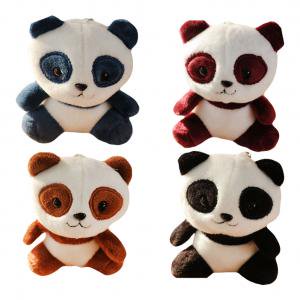 - Fancyleo 4 Pcs Panda Key Chains Stuffed Animal Cute Fluffy Key Ring Women Girl Bag Handbag Car Decoration