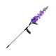 thumbnail image 3 of 1 lámpara LED solar con forma de flor violeta para jardín, ideal para patio., 3 of 5