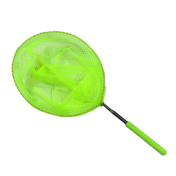 Wweixi Landing Net Telescopic Outdoor Water Sports Cleaning Fishing Insect  Toy Green 