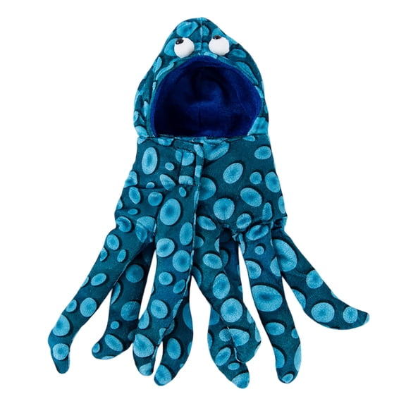Dog Octopus , Funny Sea Creature Pet Outfit with Tentacles for Small Dogs Cats, Washable Halloween Cosplay Clothes for Themed Events Winter Puppy Apparel 14-17.3Inch