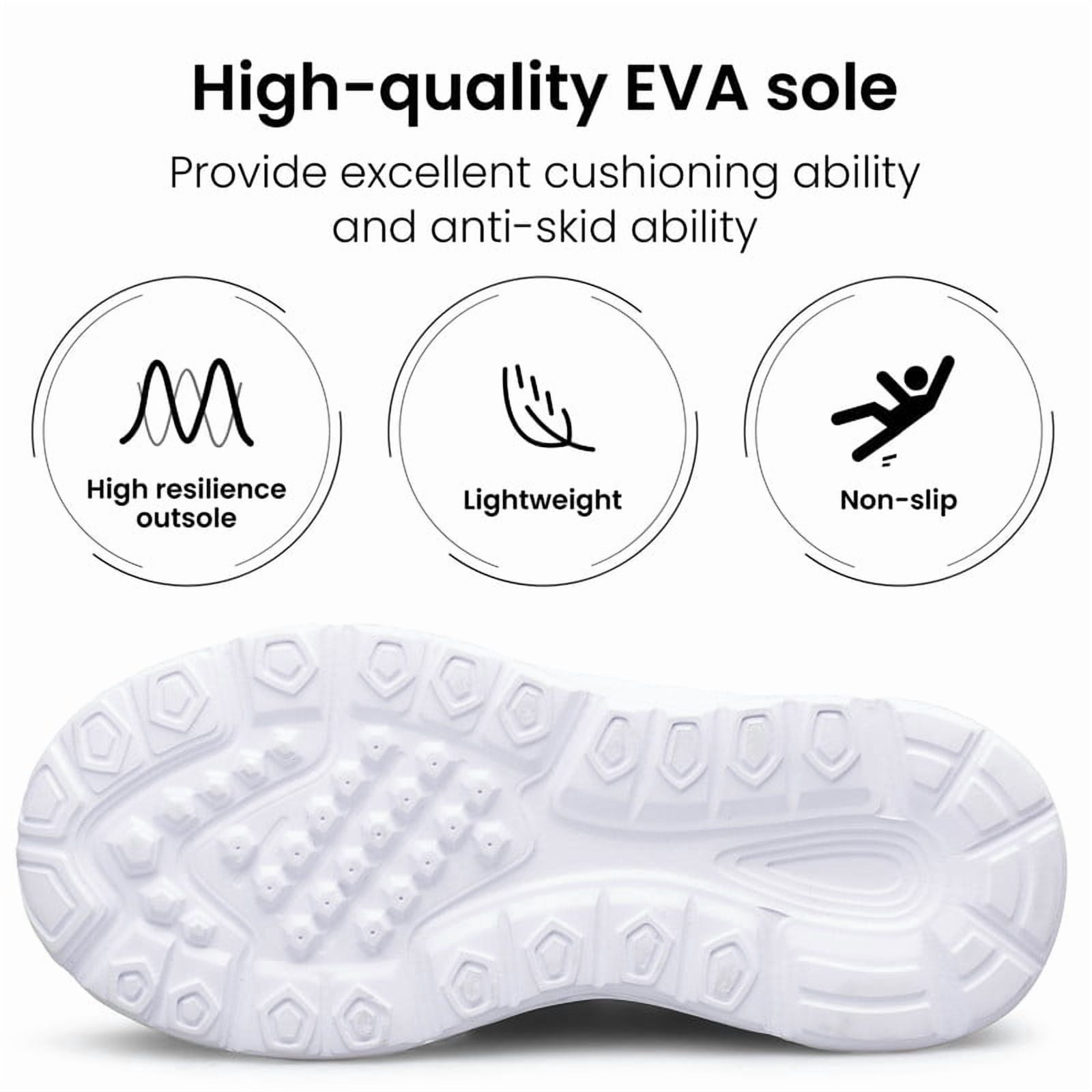 vibdiv Girls Shoes Non-Slip Running Sneakers Lightweight Breathable Tennis Kids School Shoes Pink Toddler Size 6