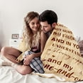 thumbnail image 5 of Christmas Anniversary Romantic Gifts for Wife Women 2024, Wife Ideas, Gifts for Wife Christmas Unique from Husband, Wife Gifts from Husband, The Perfect to My Wife Blanket 60" x 50", 5 of 5