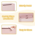 thumbnail image 6 of PAPROOS Toy Box for Boys Girls, Wooden Kids Toy Chest with Storage Bench and Safety Hinged Lid, Modern Toy Storage Organizer for Living Room, Bedroom, Toddler Room, Pink, 6 of 11