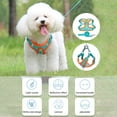thumbnail image 3 of HANI Dog Harness- No Pull Step-in Small Dog Harness with Quick Release Buckle - Dog Harness for Small Dogs or Medium Dog Harness for Indoor and Outdoor Use，Reflective Easy Control,Blue,L, 3 of 9
