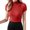 Red, variant on Summer Tops for Women Active Shirt Woman Shirts Women Football Shirt Running Shirts Loose Fit Womens Long Sleeved Tee for Casual Space Apparel Casual Compression T Orange One Size