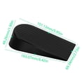 thumbnail image 3 of BE-TOOL 3PCS Rubber Door Bottom Stop Door Holder Door Safety Catch Stopper for Door Gap of 3.05-48.26mm/0.12-1.90in Protecting Doors / Walls (Dark Brown), 3 of 8