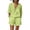 Green, variant on Linen Shorts Sets Women 2 Piece V Neck Breathable Loose Fit Outfits Summer Lounge Sets for Travel Beach Vacation White 2XL