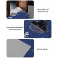 thumbnail image 5 of Abstract Art Front Door Mat Blue Grey Wall Mottled Texture Minimalist Modern Welcome Doormat Indoor Outdoor Entrance Floor Mat Non-Slip Washable Runner Rug for Front Porch Decor 16x47 Inch, 5 of 6