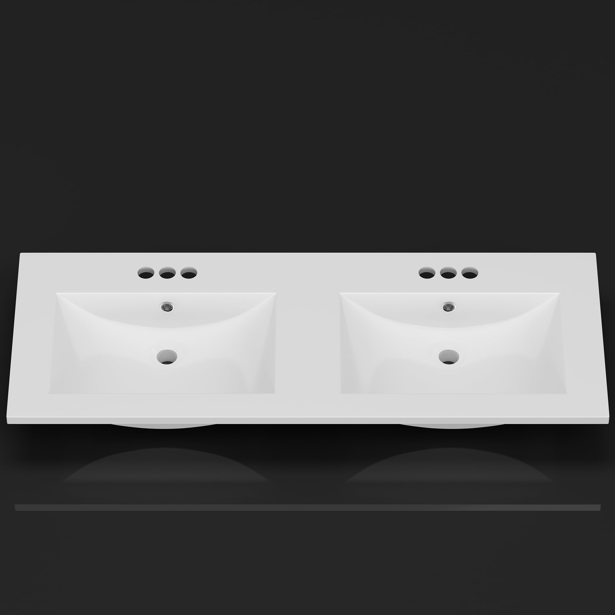 47" Vanity Top Sink Bathroom Dropin Counter Basin with