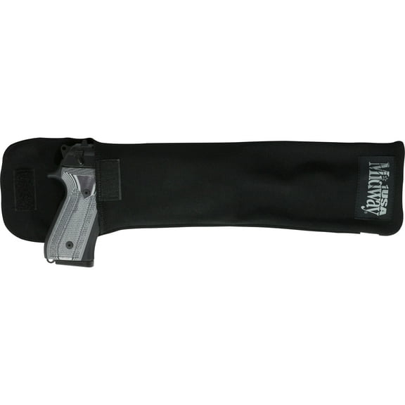 MidwayUSA Silicone Treated Pistol Gun Sock Black 13-1/2"