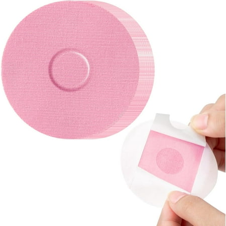 SUNMON 40 Packs Libre 3 Sensor Covers Waterproof, Freestyle Libre 3 Covers, Adhesive Patches Pre-Cut Back Paper Long Lasting for 10-14 Days, Not Include Freestyle Libre 3 Sensor (Pink)