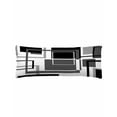 thumbnail image 2 of Black Grey Geometric Body Pillow Cover, Pillowcase Protectors with Zipper, Breathable Decorative Throw Pillow Case Cover, Gray Abstract Striped Art Pillow Shams for Couch Sofa 20x54Inch, 2 of 8