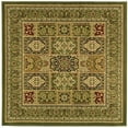 thumbnail image 4 of SAFAVIEH Lyndhurst Josephine Traditional Bordered Area Rug, Multi/Green, 10' x 14', 4 of 7