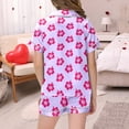 thumbnail image 5 of Ensemble de Pyjamas en Soie pour Fille, Imprimé, Manches Courtes, Pyjama Boutonné pour Filles, Ensemble de Pyjamas, Tenues de Nuit, Pyjama pour Tout-Petits, Pyjama pour Garçons et Filles, Mode, 5 of 5