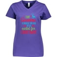 thumbnail image 3 of Inktastic Grandma is Never too Old to be Excited for Christmas Women's V-Neck T-Shirt, 3 of 5