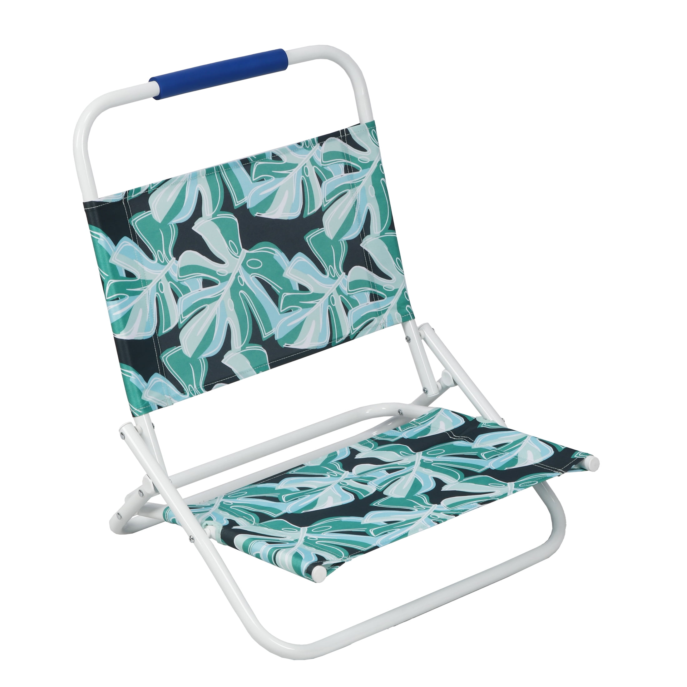 Mainstays Beach Sand Chair, Palm Leaf Pattern