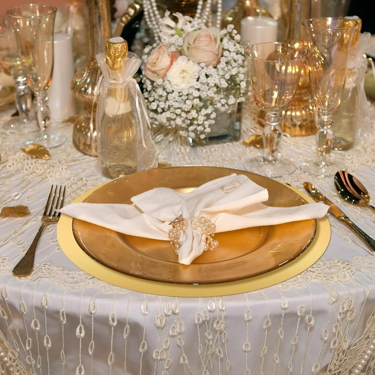 70 sold Gold Ginko Wedding Placemats