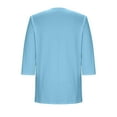 thumbnail image 6 of AUNVITO Women's 3/4 Sleeve Stretch Cardigan Casual Spring Summer Fashion, 6 of 8
