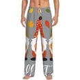 thumbnail image 2 of Lsque Hello Fall Gnomes Print Men's Pajama Pants, Lounge Pant - Comfortable Home Wear,Elastic Waistband, Stylish Design-XX-Large, 2 of 9