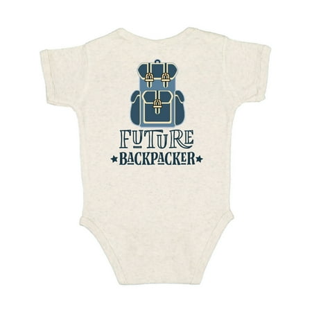 

Inktastic Hiking Future Backpacker Gift Baby Boy or Baby Girl Bodysuit