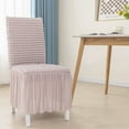 thumbnail image 5 of Oiur Chair Cover Color Banquet Chair Wear Resistant Super Soft Non-Fading Solid Slipcover Stretch Wedding Chair Protector, 5 of 15