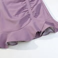 thumbnail image 5 of Aayomet Skirts For Women Trendy Long Skirt for Women Plus Size Women's Summer Elastic High Waist Boho Maxi Skirt Casual Drawstring A Line Long Skirt,Purple S, 5 of 5