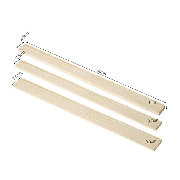 Baohd 6x Lightweight Measuring Dough Strips Mudboard Wooden Rolling Pin Guides Walmart.ca