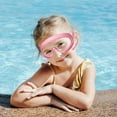 thumbnail image 1 of Adult Swimming Goggles Large Frame Diving Glasses Water Drop Cap Set with -Fog Features, 1 of 6