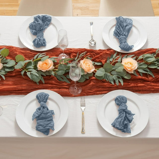 LSLJS Polyester Coarse Napkins 19.6x19.6 Inches Napkins Suitable for Holiday Wedding Party Decor
