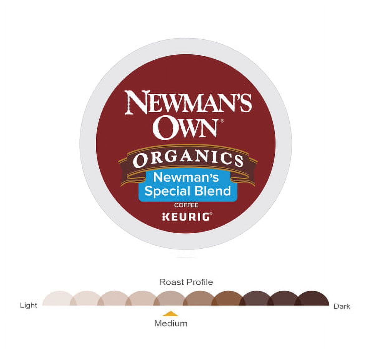 Newman's Own Organics Special Blend, Coffee Keurig K-Cup Pods, Medium Roast, 24 Count