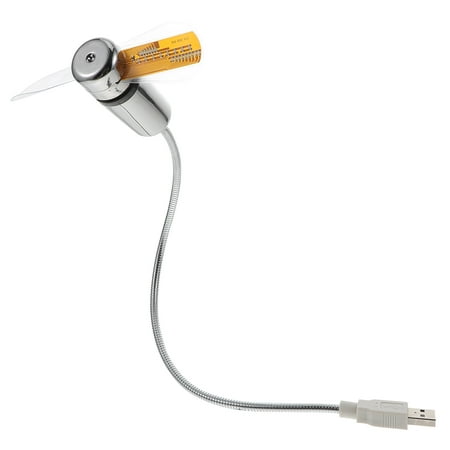 

OUNONA Air Fan Mini Usb Conditioner Cooler Cooling Portable Personal Led Clock Lighted Desk Desktop Fans Space