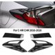 thumbnail image 5 of 4 Uds estilo de fibra de carbono lámpara trasera cubierta de luz trasera embellecedor para ajuste C- 2016-2018, 5 of 5