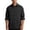 (Solid)Black, variant on YODETEY Men’s Button Down Shirts Long Sleeve, Mens Everyday Casual Outdoorwear Flannel Tops,Big and Tall Black,Size XXXXXL
