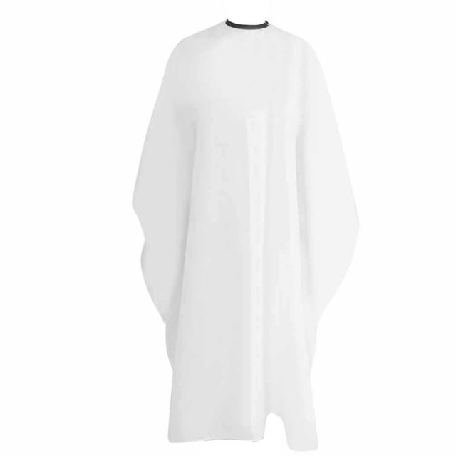 Soidarity Capa de peluquería para adultos, cubierta de corte para salón de peluquería Unisex, capa vestido de peluquero impermeable, delantal de Cuidado del cabello blanco Soidarity MJ0997-03