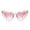 Glittering powder, variant on Womens Heart Shaped Sunglasses Vintage Design with UV400 Protection and Trendy Lightweight Frame plus 80 Percent Light