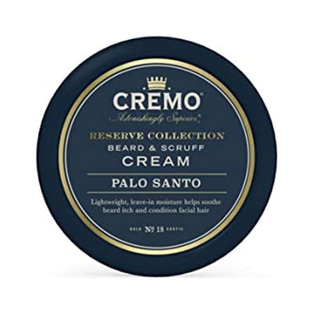 Cremo Beard & Scruff Cream  Palo Santo  4oz
